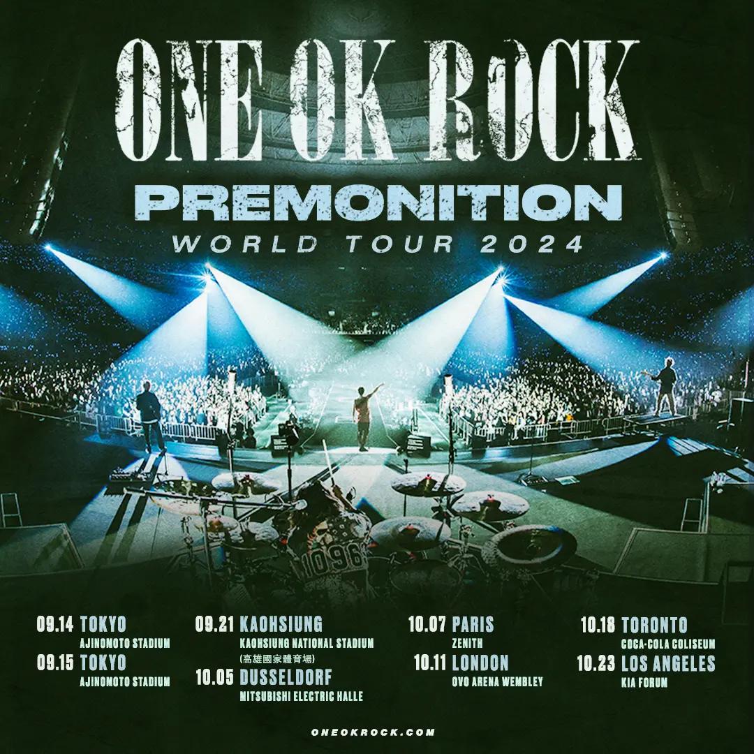 One Ok Rock 2024 1080x1080 Tour Poster01